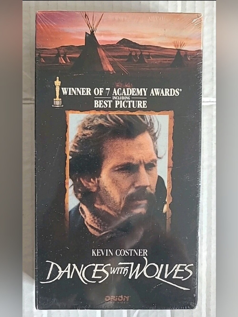 Dances With Wolves RARE Orion Watermaark (1990, Sealed)